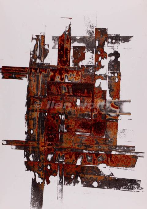 Fire no. 062003-50x60cm-Calorigram